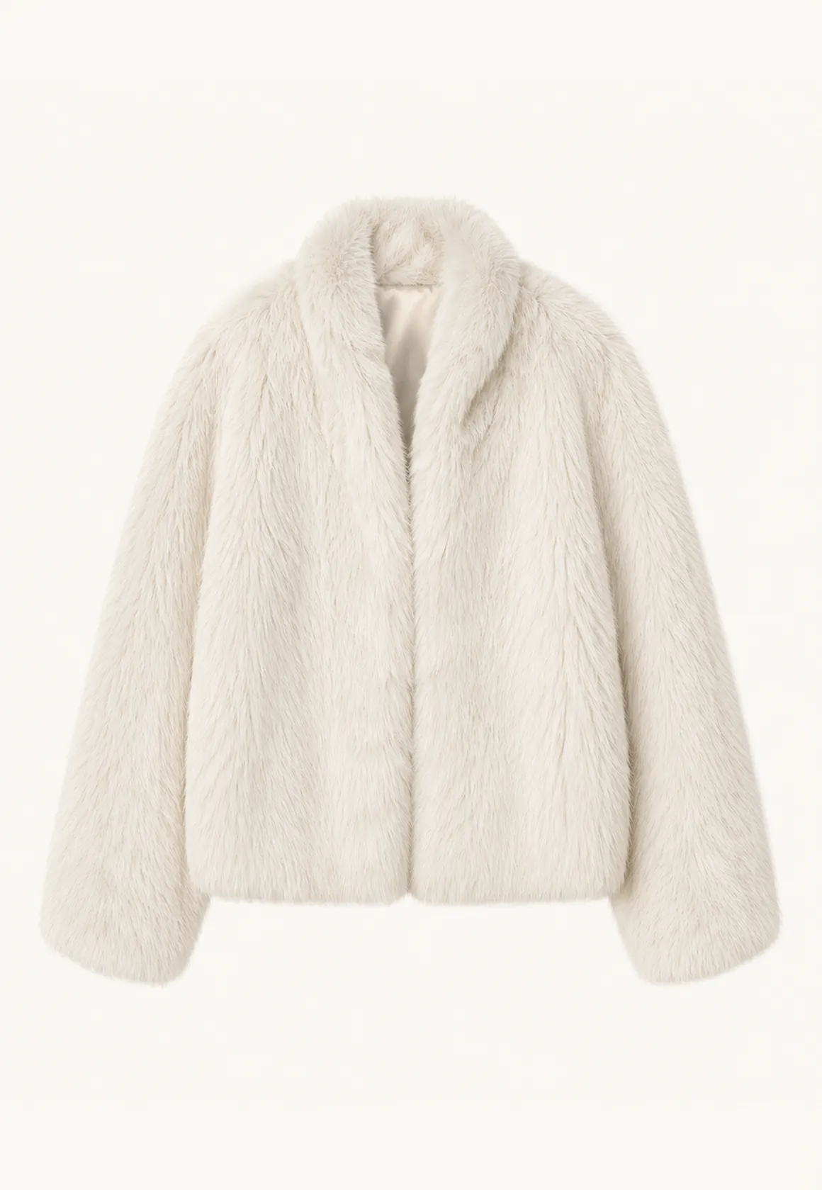 Fireladyfur Women's Casual Drop Shoulder Stand Collar Sheepskin Coat"Practical Wearism"