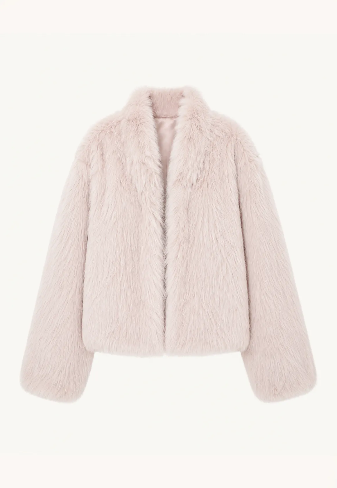 Fireladyfur Women's Casual Drop Shoulder Stand Collar Sheepskin Coat"Practical Wearism"