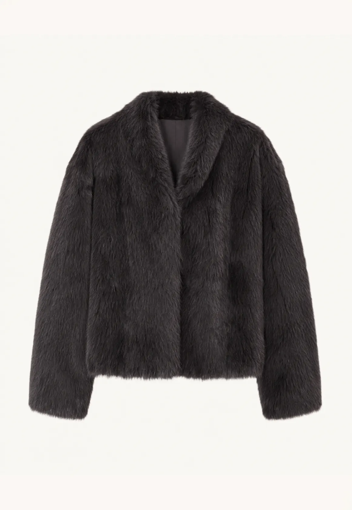 Fireladyfur Women's Casual Drop Shoulder Stand Collar Sheepskin Coat"Practical Wearism"