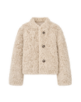 Fireladyfur Women's Imported Sheepskin Coat | New Zealand Wool“Little Bear”