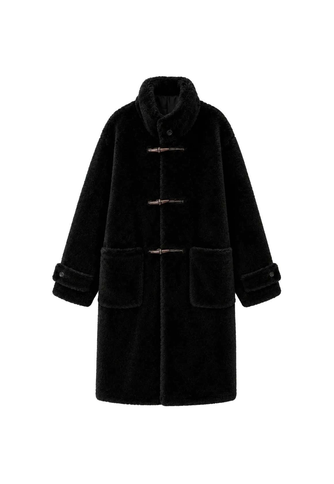 Fireladyfur Women's Long Sheepskin Jacket with Stand Collar“Dreamer”