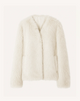 Fireladyfur Women's Pink Tuscan Sheepskin Coat“Babylon Phantom Nights”