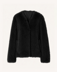Fireladyfur Women's Pink Tuscan Sheepskin Coat“Babylon Phantom Nights”