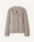 Fireladyfur Women's Pink Tuscan Sheepskin Coat“Babylon Phantom Nights”