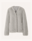 Fireladyfur Women's Pink Tuscan Sheepskin Coat“Babylon Phantom Nights”