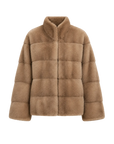 Fireladyfur Women's Purple Label Mink Coat | Horizontal Spine Tailoring | Mink Fur Outerwear“Legacy Mink”