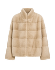 Fireladyfur Women's Purple Label Mink Coat | Horizontal Spine Tailoring | Mink Fur Outerwear“Legacy Mink”