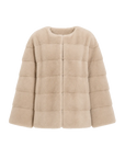 Fireladyfur Women's Purple Label Mink Coat | Horizontal Spine Tailoring | Mink Fur Outerwear“Legacy Mink”