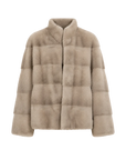 Fireladyfur Women's Purple Label Mink Coat | Horizontal Spine Tailoring | Mink Fur Outerwear“Legacy Mink”