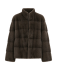 Fireladyfur Women's Purple Label Mink Coat | Horizontal Spine Tailoring | Mink Fur Outerwear“Legacy Mink”