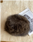 Fireladyfur Women's Reversible Genuine Mink Fur Knit Winter Hat