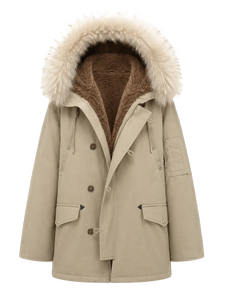 Fireladyfur Coastal Highway II shearling lined down parka alternate product cutout