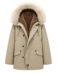 Fireladyfur Coastal Highway II shearling lined down parka alternate product cutout