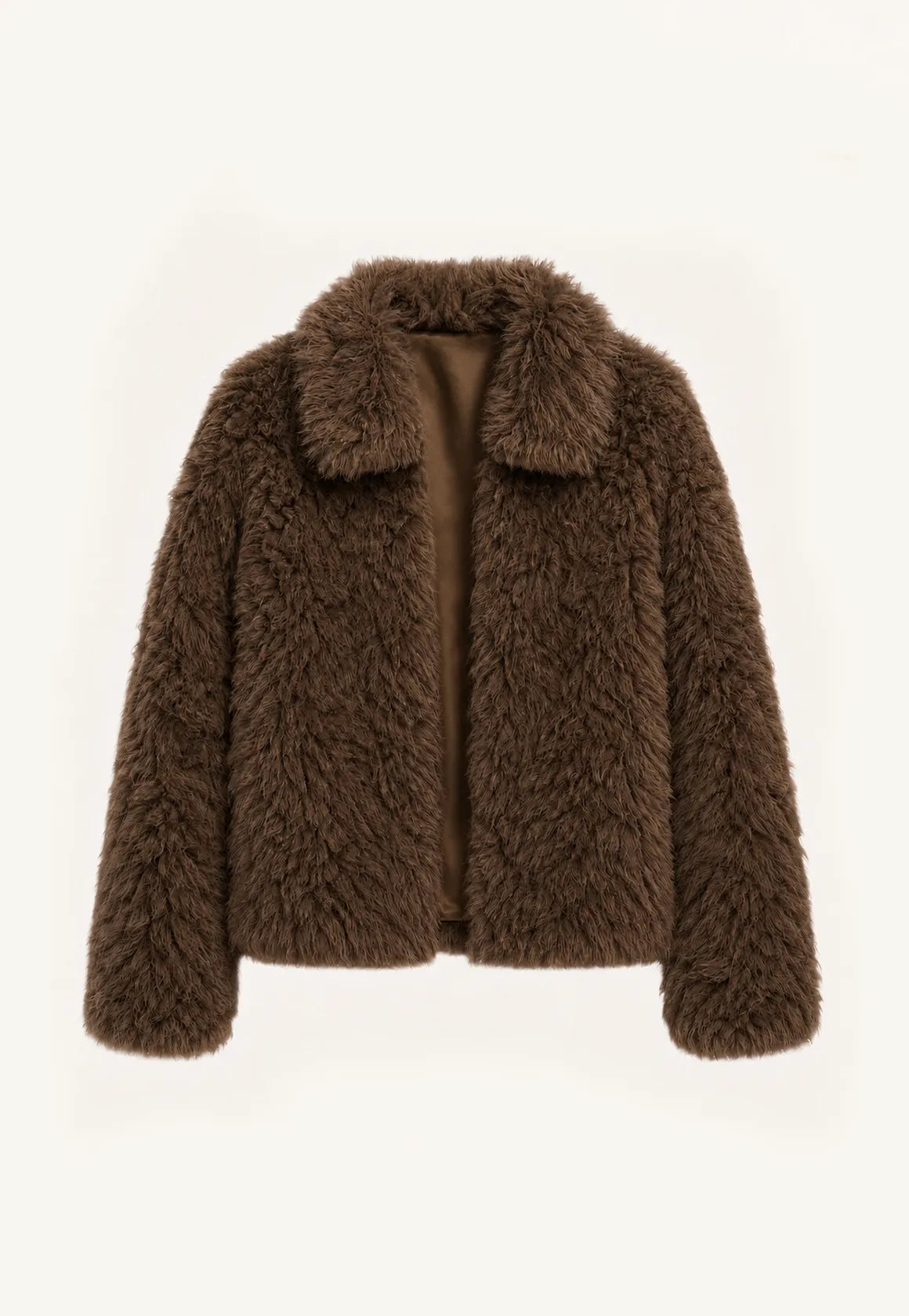Fireladyfur Women's Soft &amp; Warm Short Wool Sheepskin Coat“Blackmoon Berlin”