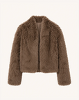 Fireladyfur Women's Tuscan Sheepskin Coat“Morning Mist Fairy”