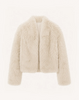Fireladyfur Women's Tuscan Sheepskin Coat“Morning Mist Fairy”