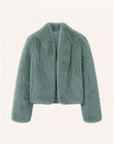 Fireladyfur Women's Tuscan Sheepskin Coat“Morning Mist Fairy”
