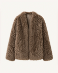 Fireladyfur Women's Tuscan Sheepskin Coat“Morning Mist Fairy”