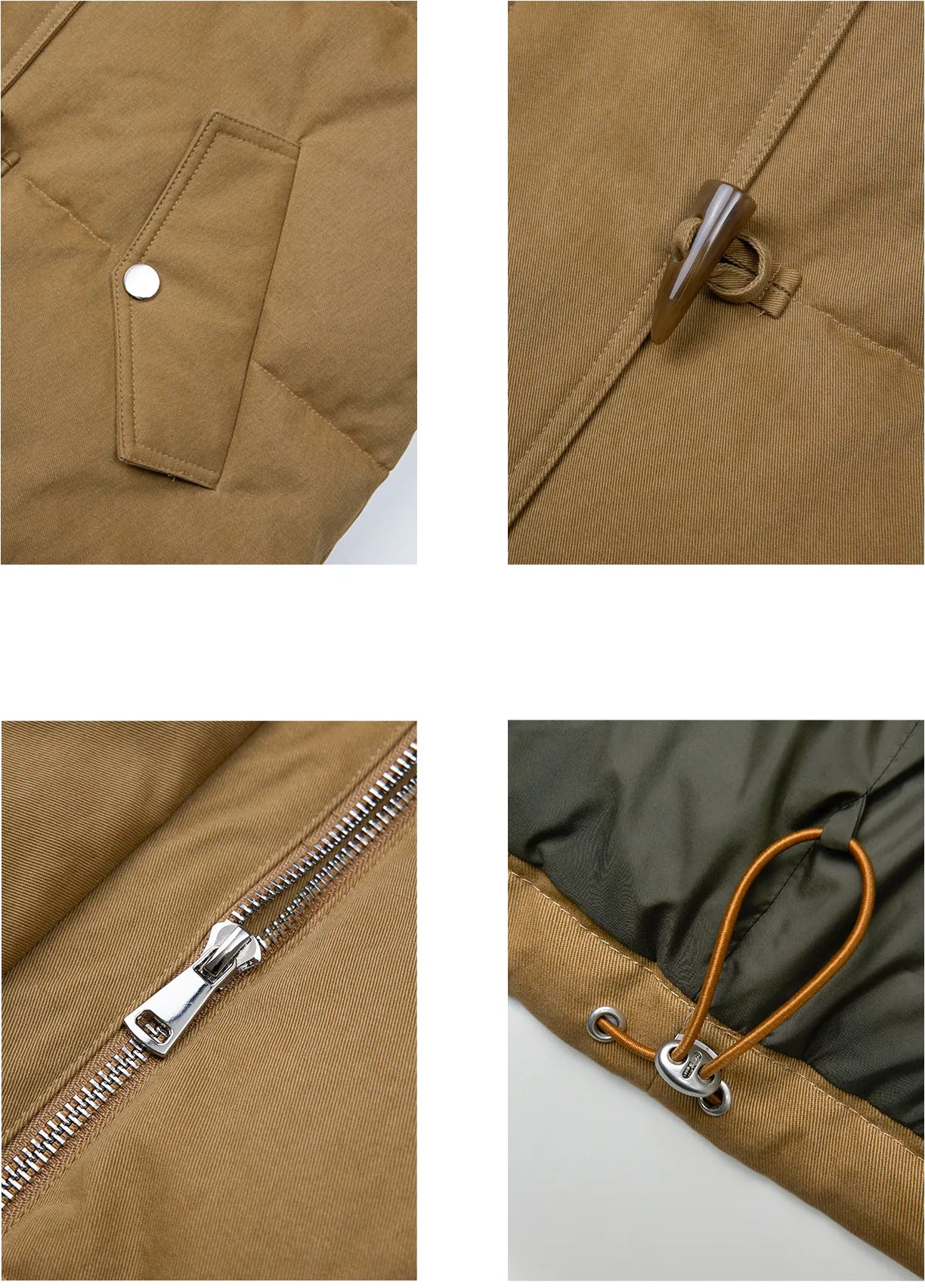 Fireladyfur Women's Down Parka with Fox Fur and Large Lapel“Street Badge”