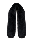Fox Fur Scarf Extra Long Braided Fur Collar Autumn and Winter Warmth Extra Long Real Fur Scarf Women