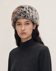 Fur scarf fur head cover dual purpose