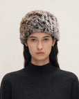 Fur scarf fur head cover dual purpose