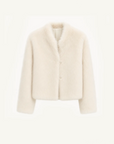 "Healing Eros" casual stand-up collar short Toscana Shearing Coat winter