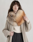 Kopenhagen Auction House Grade Whole Red Fox Fur Magnetic Buckle Scarf