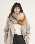 Kopenhagen Auction House Grade Whole Red Fox Fur Magnetic Buckle Scarf