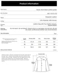 Letrans Women's Cropped Belted Leather Safari Jacket “Twilight Knight”