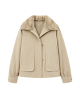 Letrans Women's Down Parka with Detachable Raccoon Fur Collar "Silent Trace"