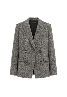 "Long Night Meteor" Limited Edition Italian Imported Yarn Fashionable Chanel Style Tweed Suit Jacket