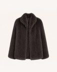 "Long Nocturne" imported fox fur retro short coat for women