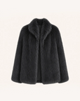 "Long Nocturne" imported fox fur retro short coat for women