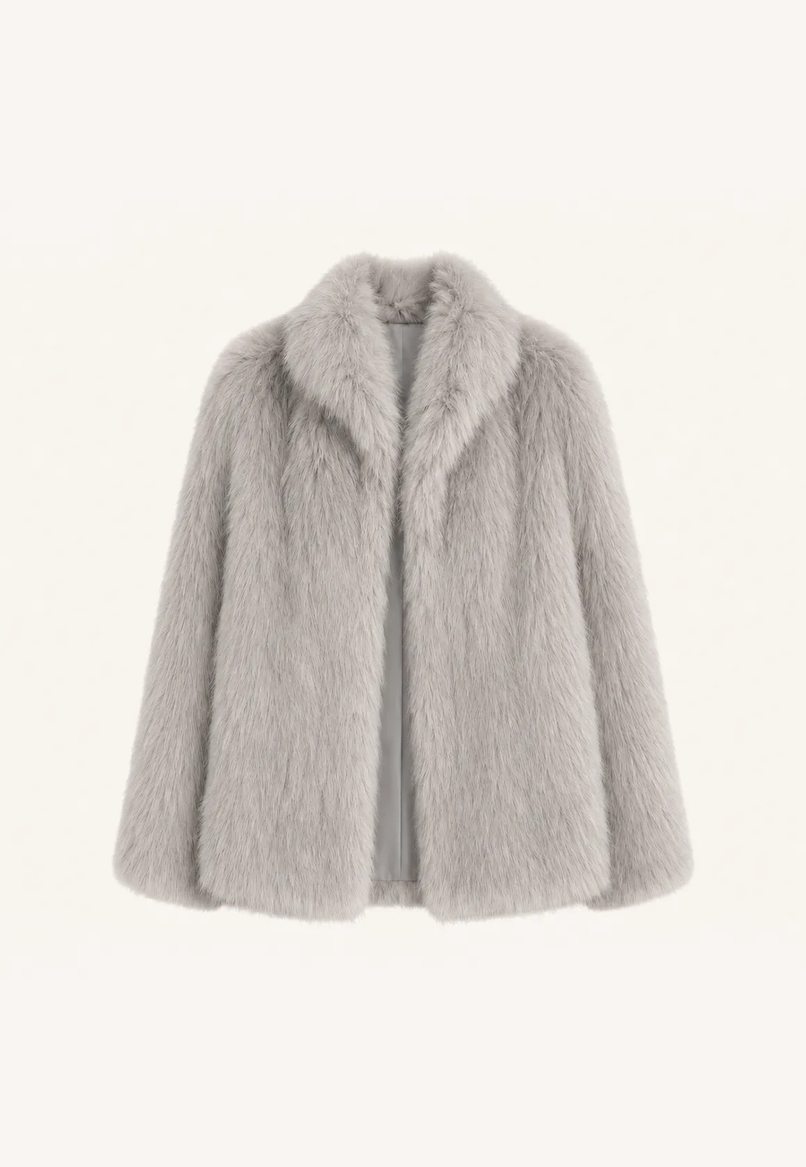 "Long Nocturne" imported fox fur retro short coat for women