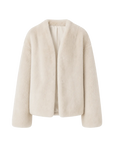 Louvre II Imported Simple Whole Mink Short Coat