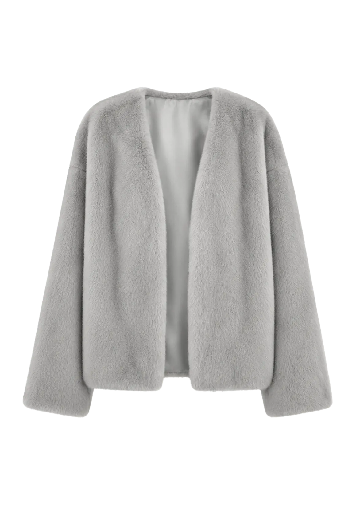 Louvre Mink V-Neck Jacket