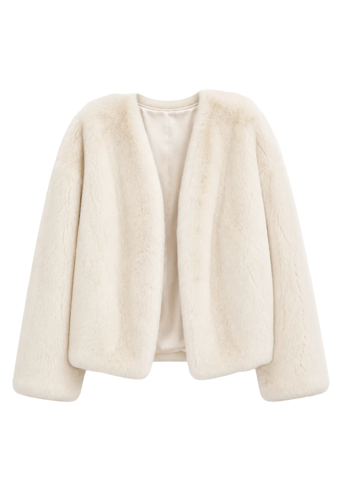 Louvre Mink V-Neck Jacket