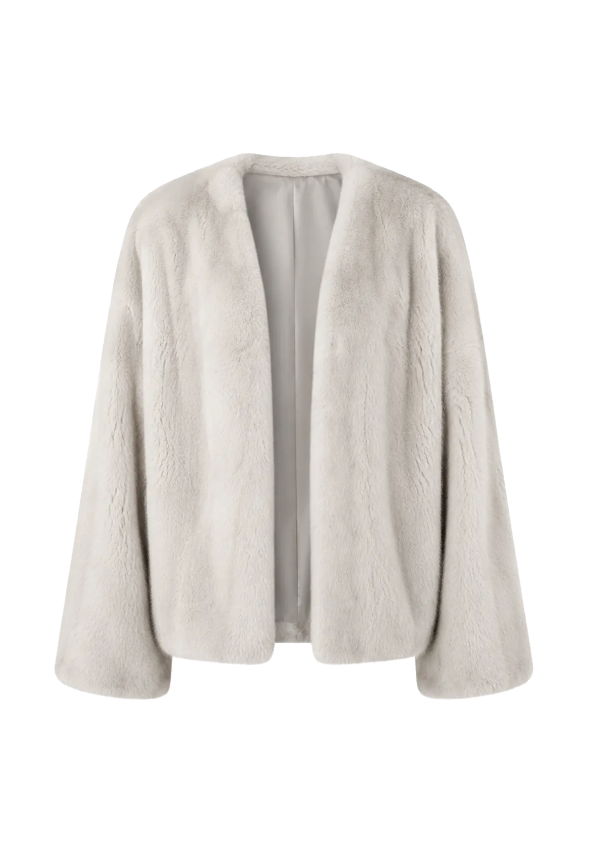 Louvre Mink V-Neck Jacket