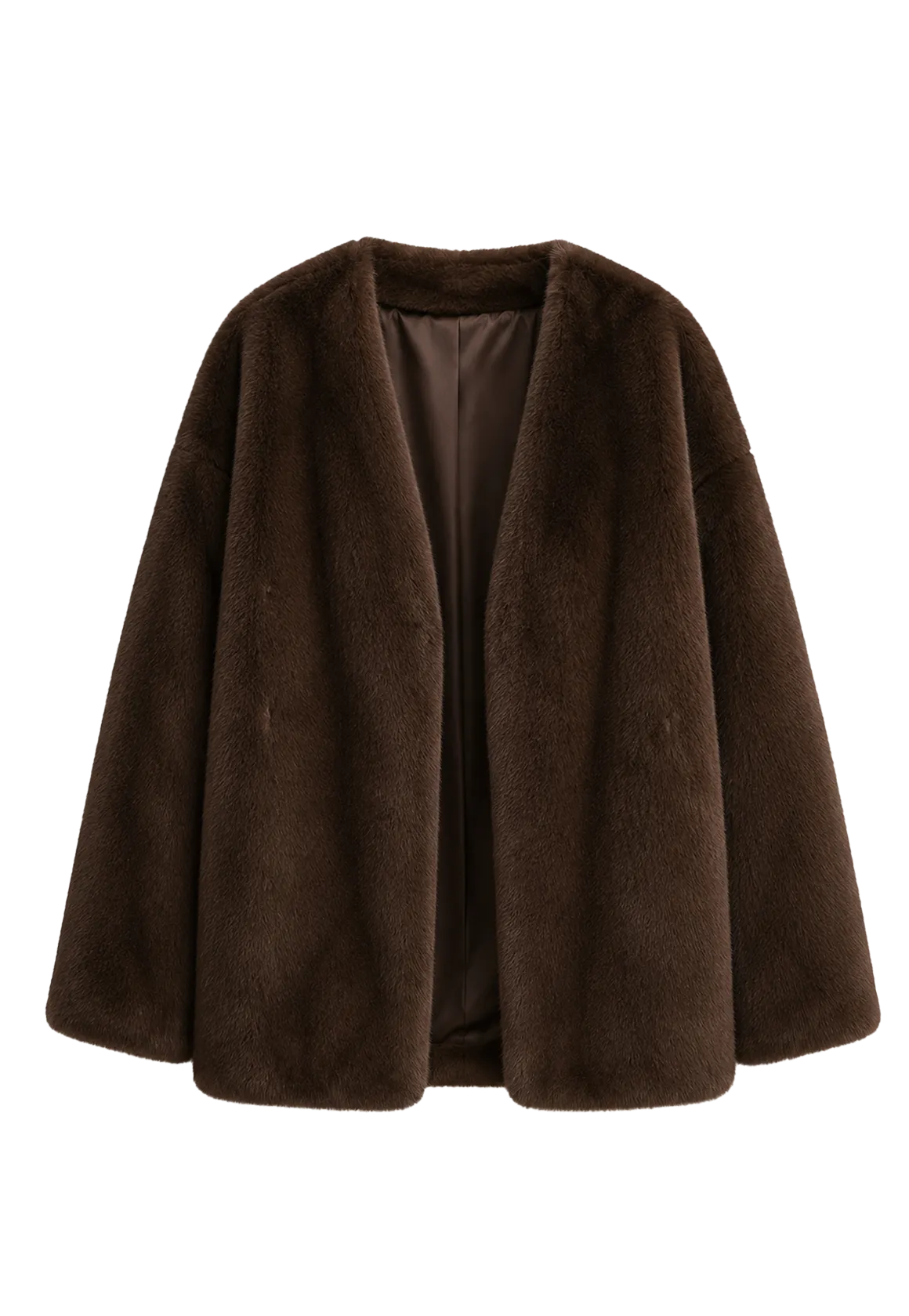 Louvre Mink V-Neck Jacket