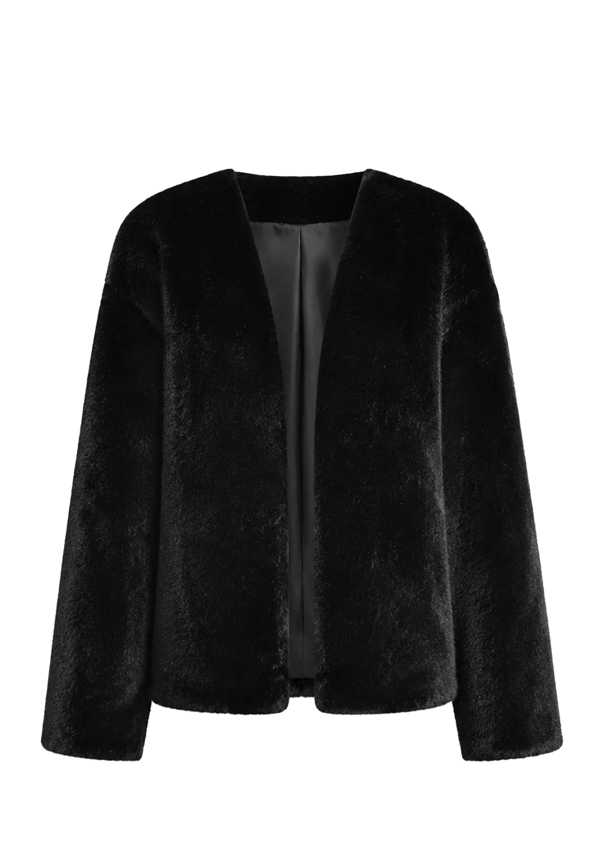 Louvre Mink V-Neck Jacket