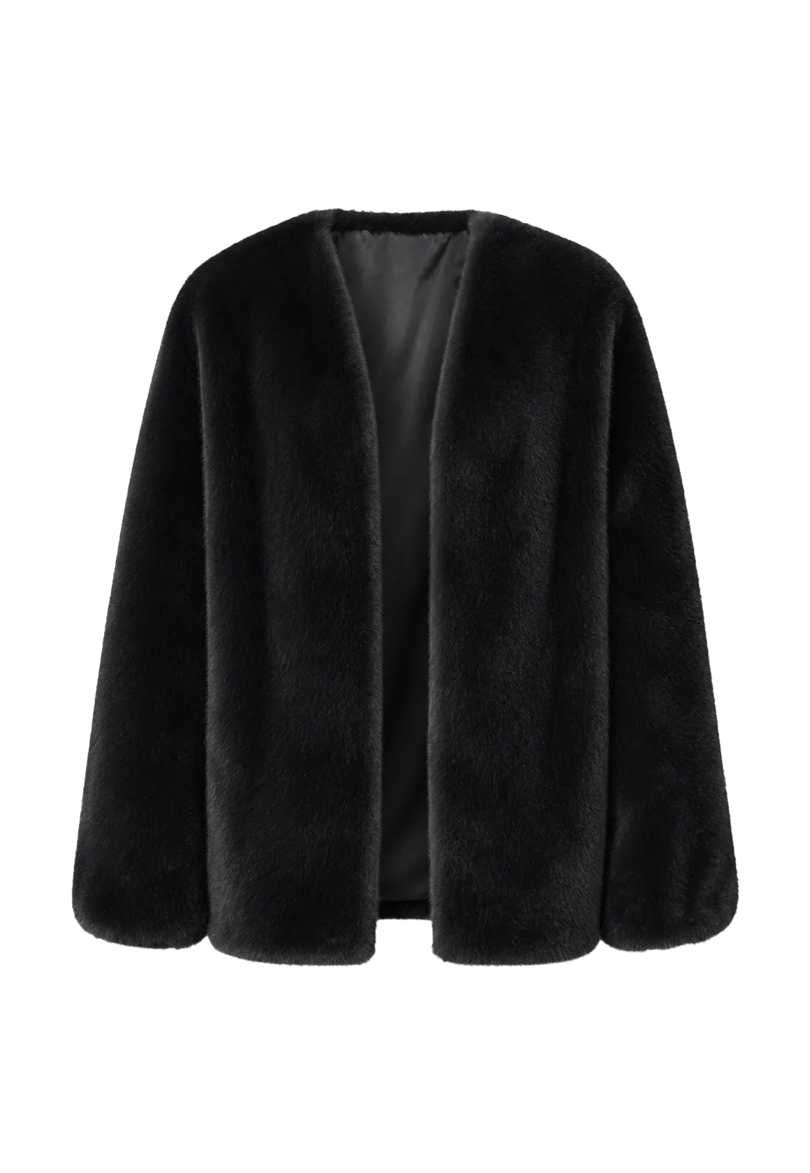Louvre Mink V-Neck Jacket