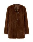 "Moon Serenade" High-luxury imported velvet mink woven fur coat mid-length mink coat (handmade)