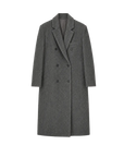 "Opium Nights"Women's Double-Breasted Blazer Coat with Straight Shoulders