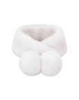 Rex Rabbit Double-Sided Fur Ball Magnetic Scarf Parent-Child Short Style