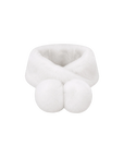 Rex Rabbit Double-Sided Fur Ball Magnetic Scarf Parent-Child Short Style