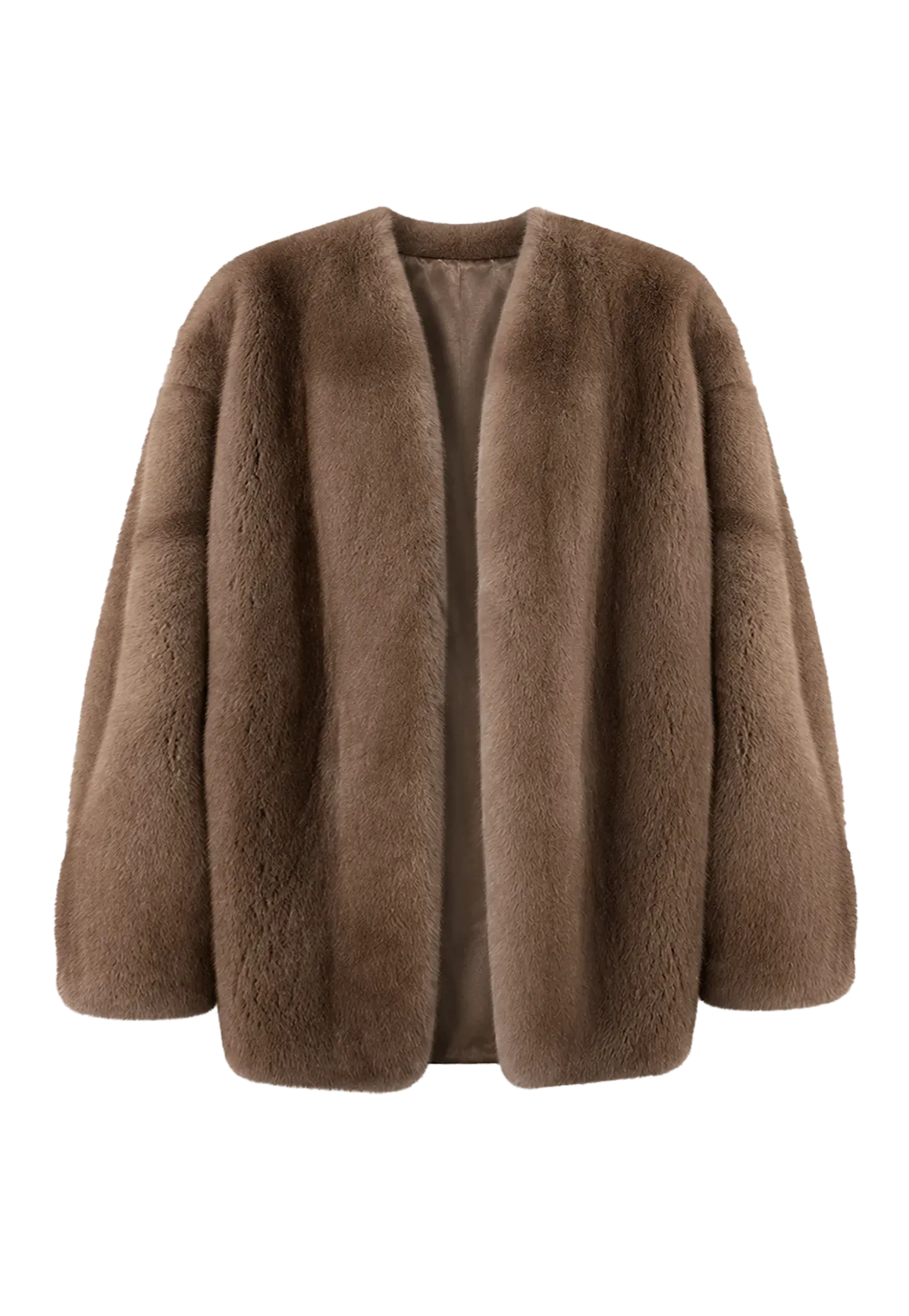 Swiss Snow Mink Velvet Fur Coat