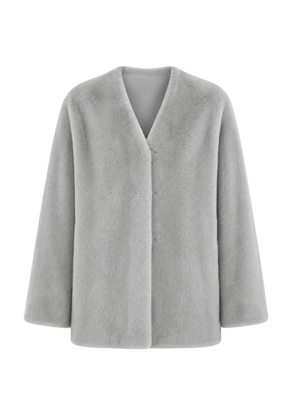Swiss Snow Mink Velvet Fur Coat