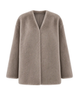 Swiss Snow Mink Velvet Fur Coat