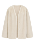 Swiss Snow Mink Velvet Fur Coat